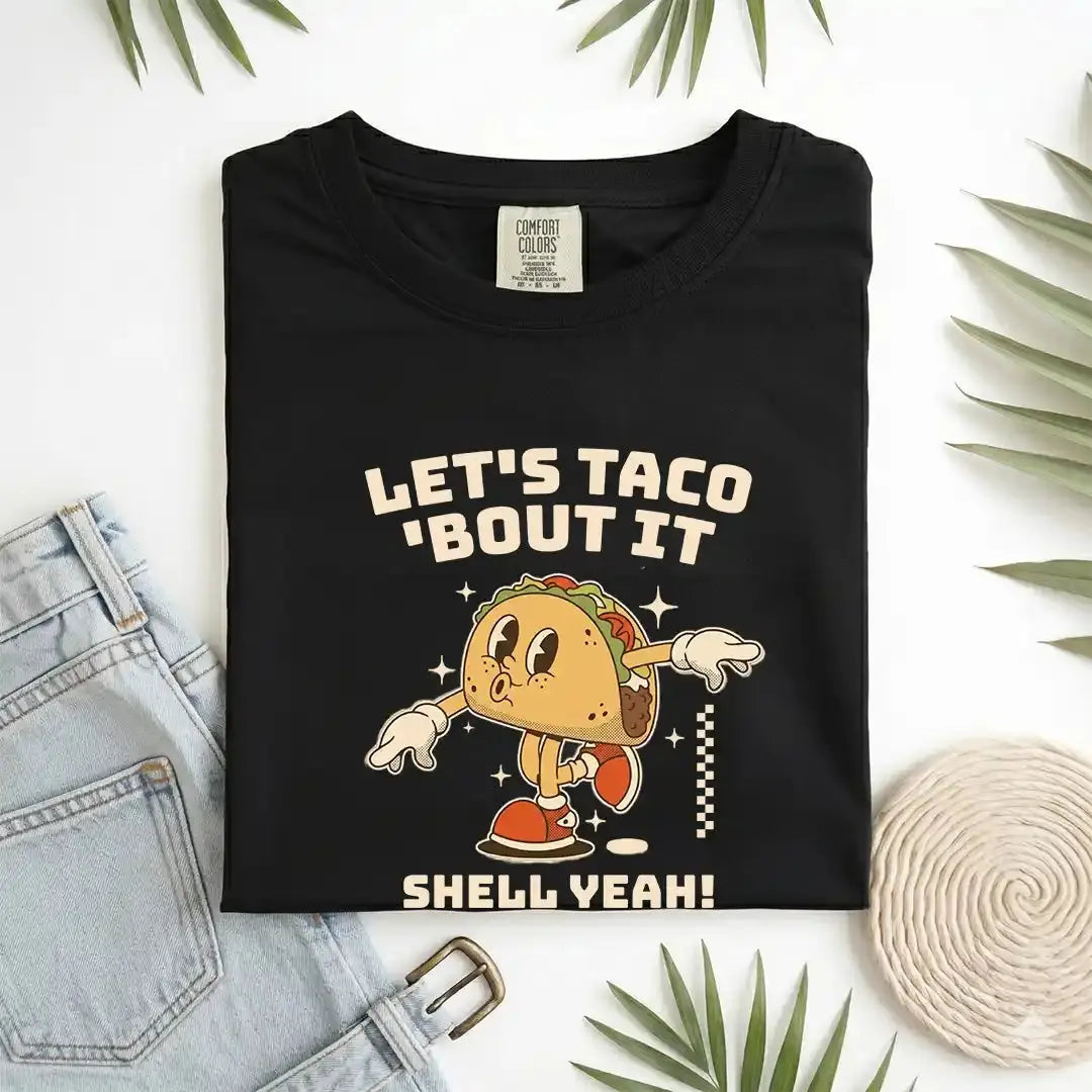 Retro Vintage Graphic T Shirt, Funny T Shirts for Men and Women, Heavyweight Comfort Colors 1717 Premium Retro T Shirts by Yum Stitch