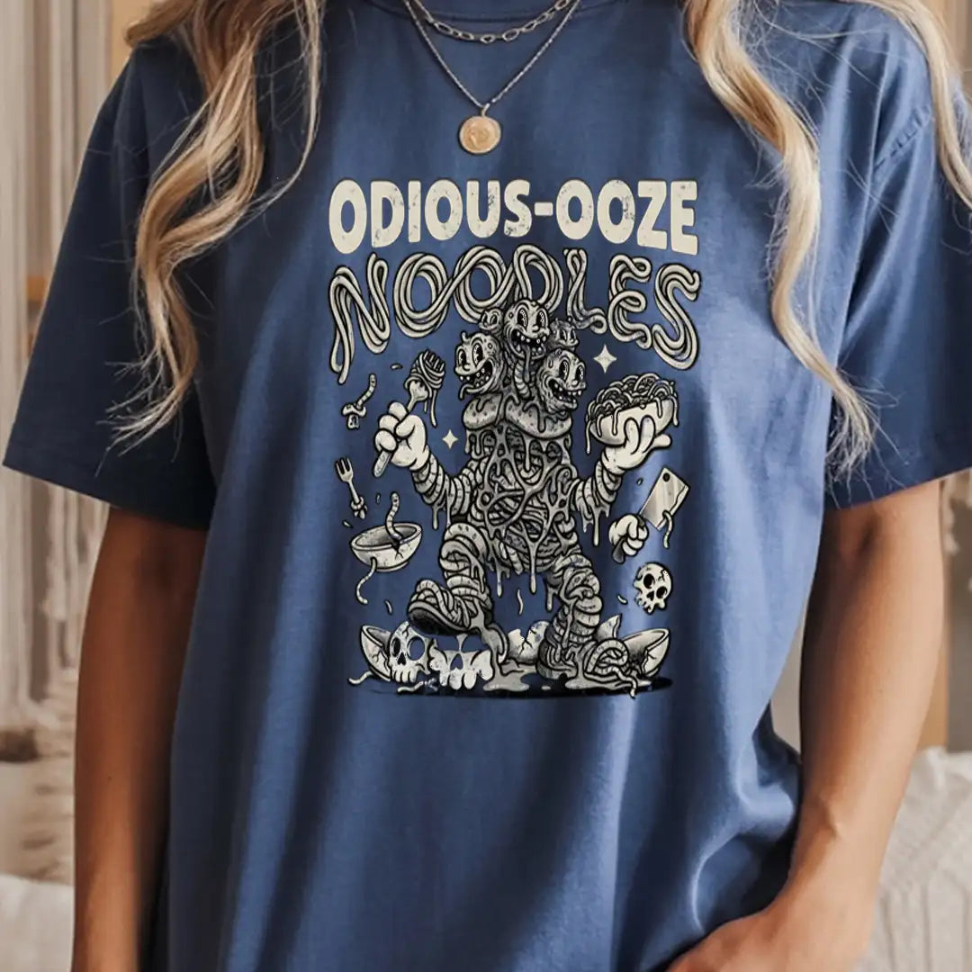 ODIOUS-OOZE NOODLES Rubber Hose Animation Shirts Unisex-yumstitchy