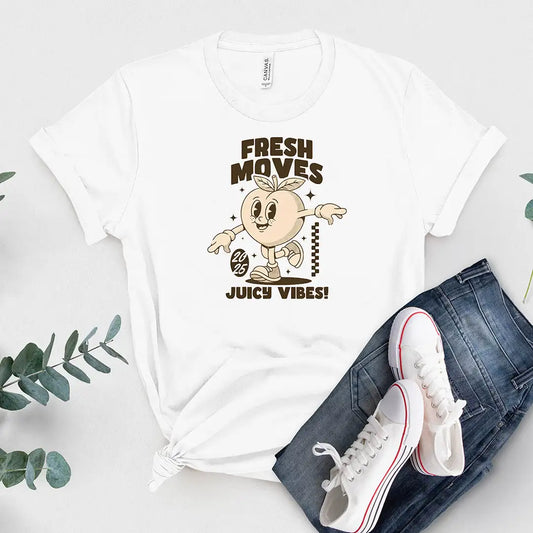 Fresh moves peach Short Sleeve Tee