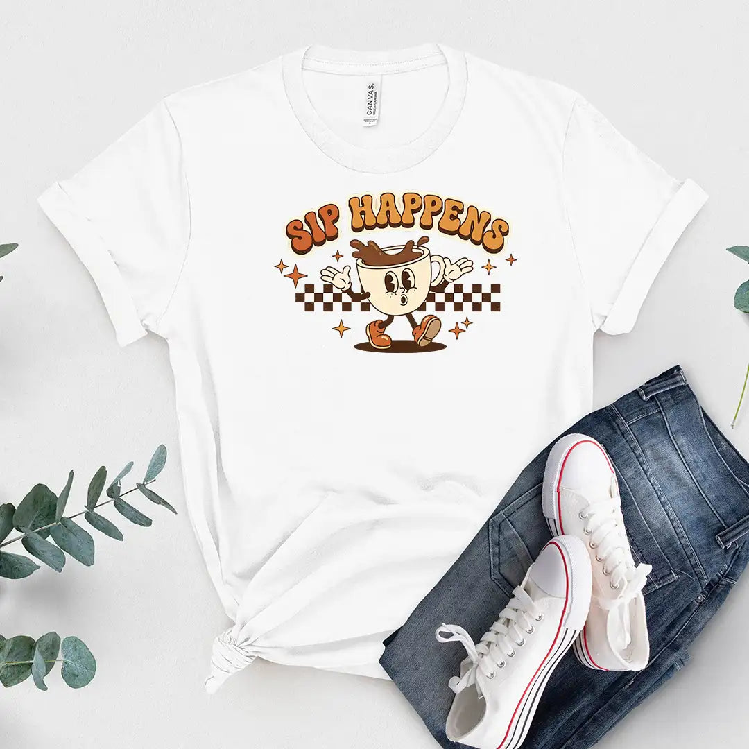 Sip Happens Short Sleeve Tee