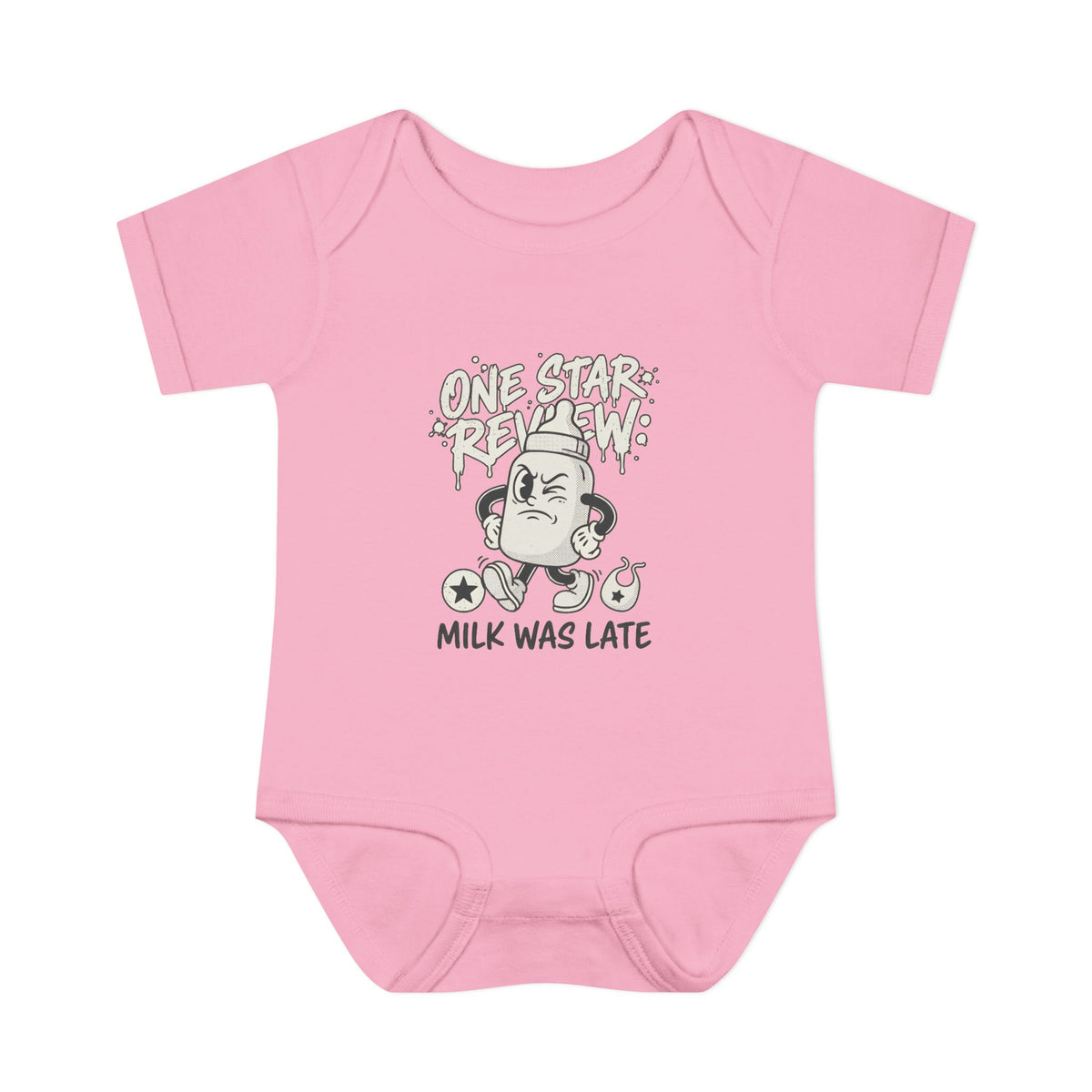 A premium Baby Bodysuit featuring a retro baby mascot in a 1930s rubber-hose style. This bodysuit body is part of an honest baby clothing line, available as a black bodysuit, orange bodysuit, or baby boy bodysuit. Perfect for baby boys bodysuits enthusiasts or those seeking a 1yrs baby girl bodysuit and baby girl princess bodysuits. Whether you're searching for baby clothes near me, bodysuits infant essentials, or a unique newborn dress christmas alternative, this high-end streetwear piece stands out.