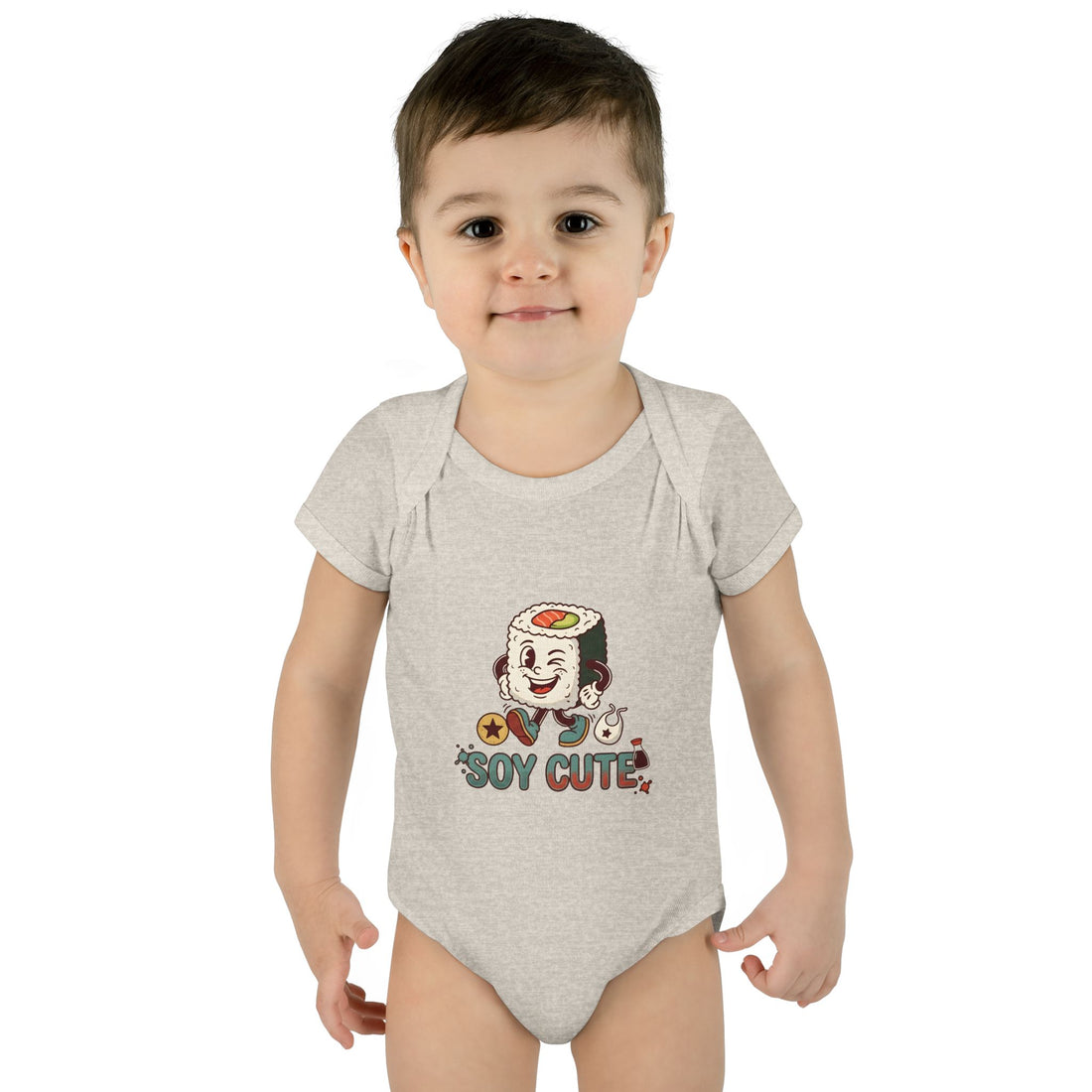 A premium Baby Bodysuit featuring a retro baby mascot in a 1930s rubber-hose style. This bodysuit body is part of an honest baby clothing line, available as a black bodysuit, orange bodysuit, or baby boy bodysuit. Perfect for baby boys bodysuits enthusiasts or those seeking a 1yrs baby girl bodysuit and baby girl princess bodysuits. Whether you're searching for baby clothes near me, bodysuits infant essentials, or a unique newborn dress christmas alternative, this high-end streetwear piece stands out.