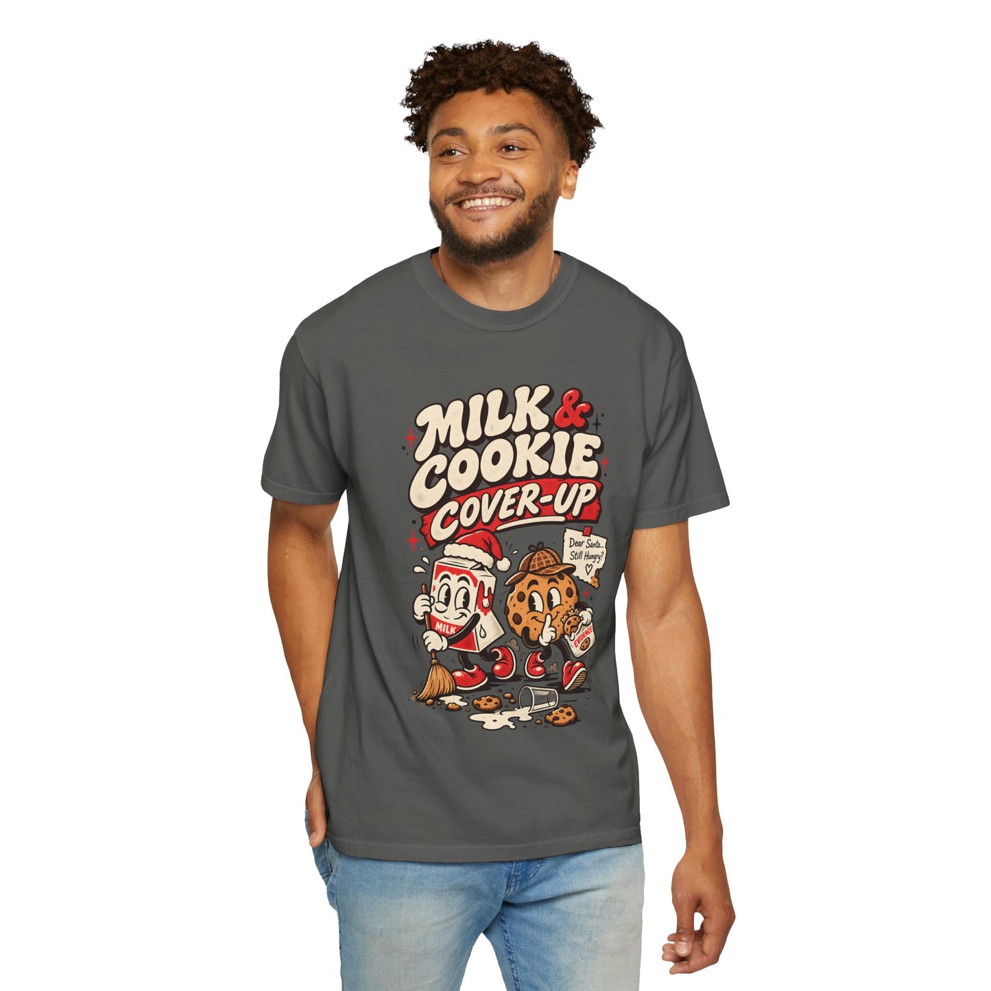 Milk Cookie Cover-Up  Retro Christmas T Shirt | Yum Stitch