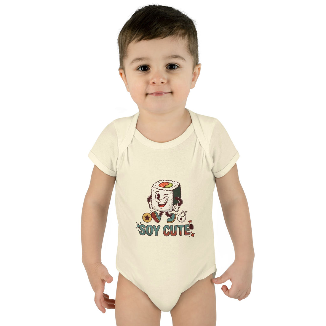 A premium Baby Bodysuit featuring a retro baby mascot in a 1930s rubber-hose style. This bodysuit body is part of an honest baby clothing line, available as a black bodysuit, orange bodysuit, or baby boy bodysuit. Perfect for baby boys bodysuits enthusiasts or those seeking a 1yrs baby girl bodysuit and baby girl princess bodysuits. Whether you're searching for baby clothes near me, bodysuits infant essentials, or a unique newborn dress christmas alternative, this high-end streetwear piece stands out.