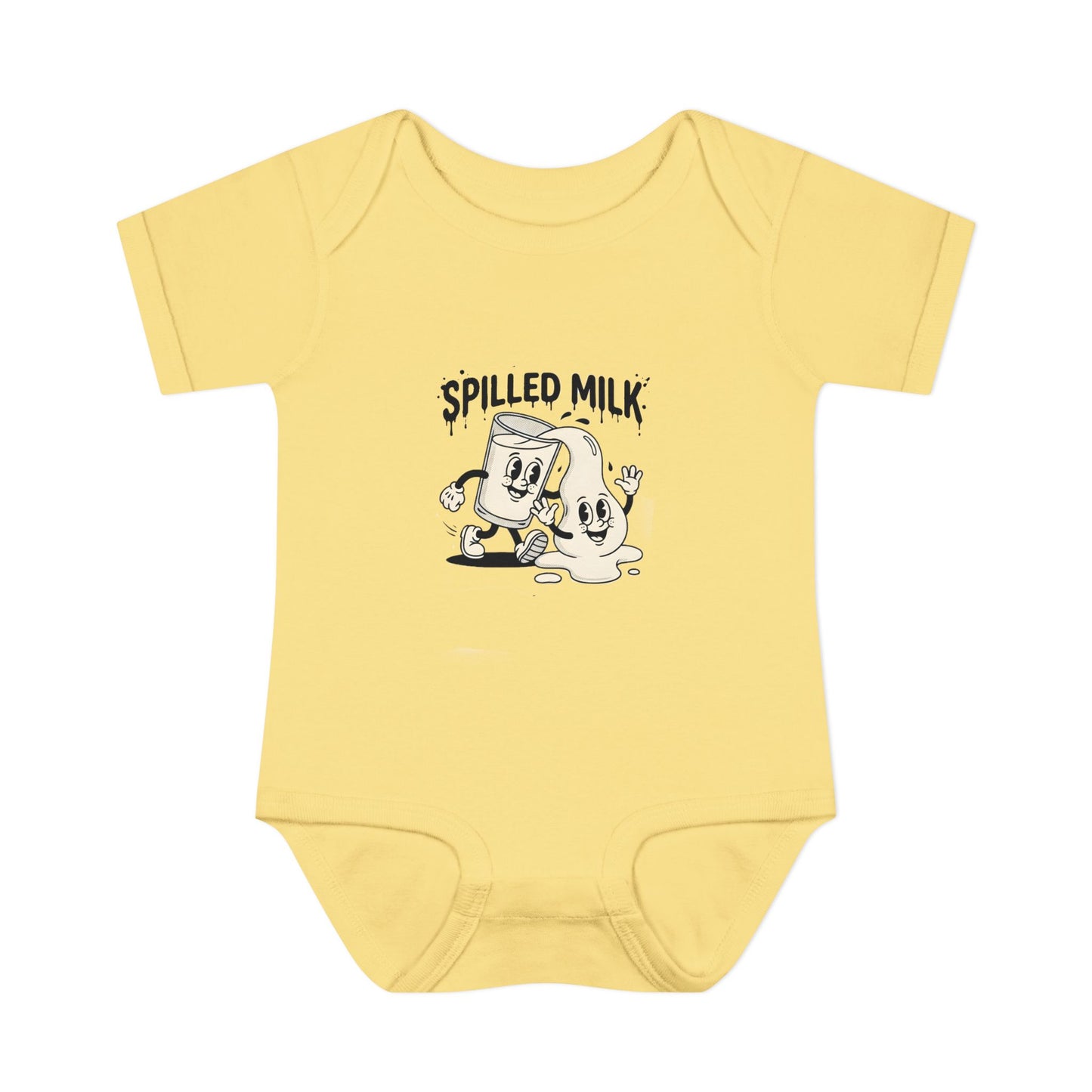 A premium Baby Bodysuit featuring a retro baby mascot in a 1930s rubber-hose style. This bodysuit body is part of an honest baby clothing line, available as a black bodysuit, orange bodysuit, or baby boy bodysuit. Perfect for baby boys bodysuits enthusiasts or those seeking a 1yrs baby girl bodysuit and baby girl princess bodysuits. Whether you're searching for baby clothes near me, bodysuits infant essentials, or a unique newborn dress christmas alternative, this high-end streetwear piece stands out.
