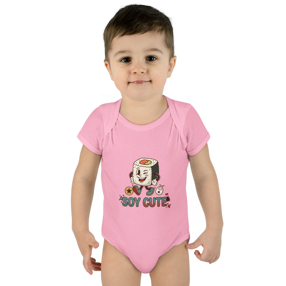 A premium Baby Bodysuit featuring a retro baby mascot in a 1930s rubber-hose style. This bodysuit body is part of an honest baby clothing line, available as a black bodysuit, orange bodysuit, or baby boy bodysuit. Perfect for baby boys bodysuits enthusiasts or those seeking a 1yrs baby girl bodysuit and baby girl princess bodysuits. Whether you're searching for baby clothes near me, bodysuits infant essentials, or a unique newborn dress christmas alternative, this high-end streetwear piece stands out.