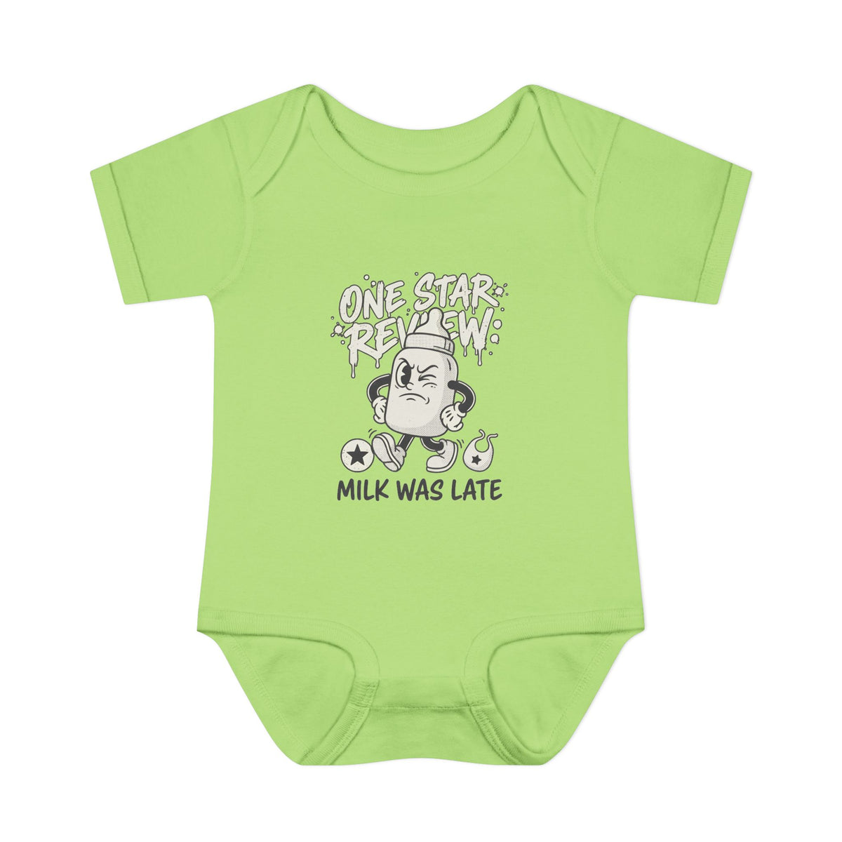 A premium Baby Bodysuit featuring a retro baby mascot in a 1930s rubber-hose style. This bodysuit body is part of an honest baby clothing line, available as a black bodysuit, orange bodysuit, or baby boy bodysuit. Perfect for baby boys bodysuits enthusiasts or those seeking a 1yrs baby girl bodysuit and baby girl princess bodysuits. Whether you're searching for baby clothes near me, bodysuits infant essentials, or a unique newborn dress christmas alternative, this high-end streetwear piece stands out.
