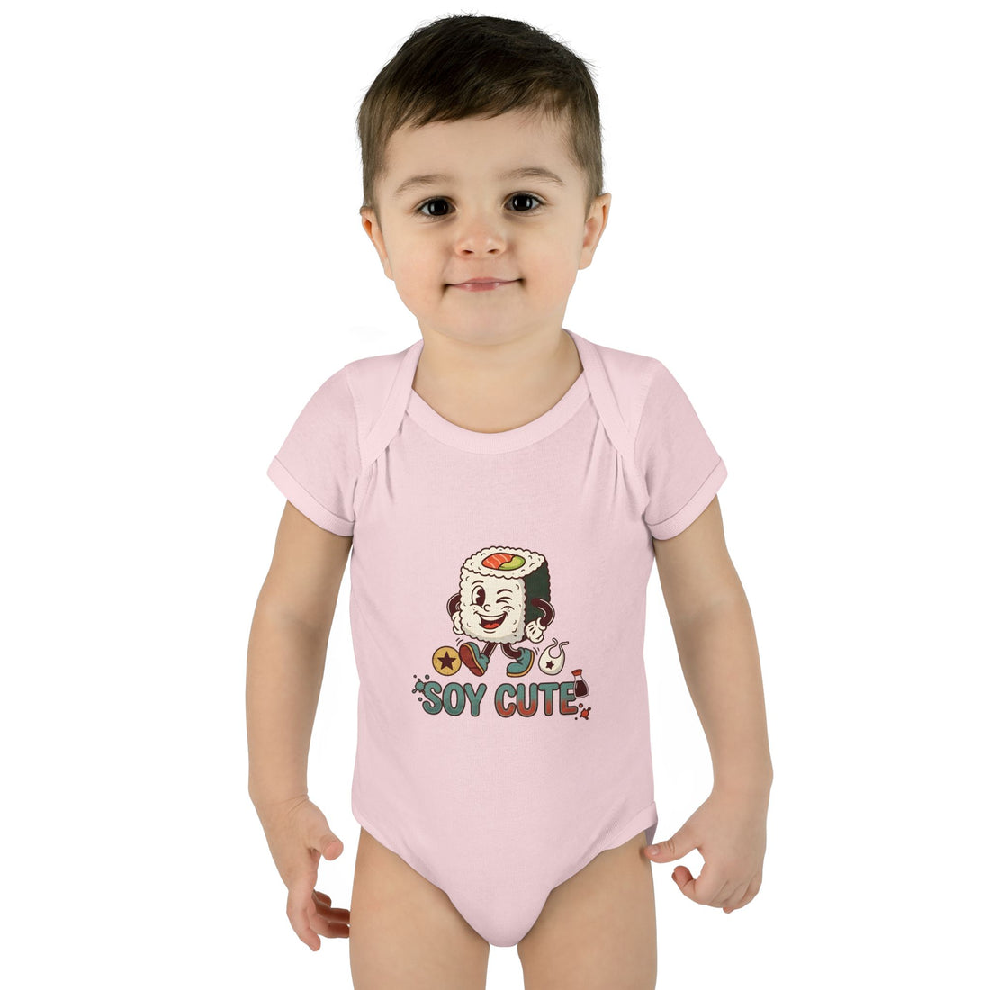 A premium Baby Bodysuit featuring a retro baby mascot in a 1930s rubber-hose style. This bodysuit body is part of an honest baby clothing line, available as a black bodysuit, orange bodysuit, or baby boy bodysuit. Perfect for baby boys bodysuits enthusiasts or those seeking a 1yrs baby girl bodysuit and baby girl princess bodysuits. Whether you're searching for baby clothes near me, bodysuits infant essentials, or a unique newborn dress christmas alternative, this high-end streetwear piece stands out.