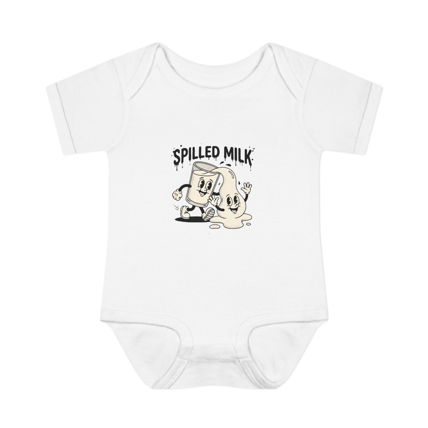 A premium Baby Bodysuit featuring a retro baby mascot in a 1930s rubber-hose style. This bodysuit body is part of an honest baby clothing line, available as a black bodysuit, orange bodysuit, or baby boy bodysuit. Perfect for baby boys bodysuits enthusiasts or those seeking a 1yrs baby girl bodysuit and baby girl princess bodysuits. Whether you're searching for baby clothes near me, bodysuits infant essentials, or a unique newborn dress christmas alternative, this high-end streetwear piece stands out.