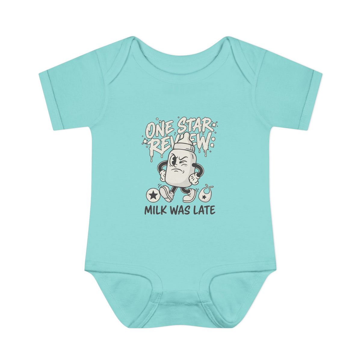 A premium Baby Bodysuit featuring a retro baby mascot in a 1930s rubber-hose style. This bodysuit body is part of an honest baby clothing line, available as a black bodysuit, orange bodysuit, or baby boy bodysuit. Perfect for baby boys bodysuits enthusiasts or those seeking a 1yrs baby girl bodysuit and baby girl princess bodysuits. Whether you're searching for baby clothes near me, bodysuits infant essentials, or a unique newborn dress christmas alternative, this high-end streetwear piece stands out.