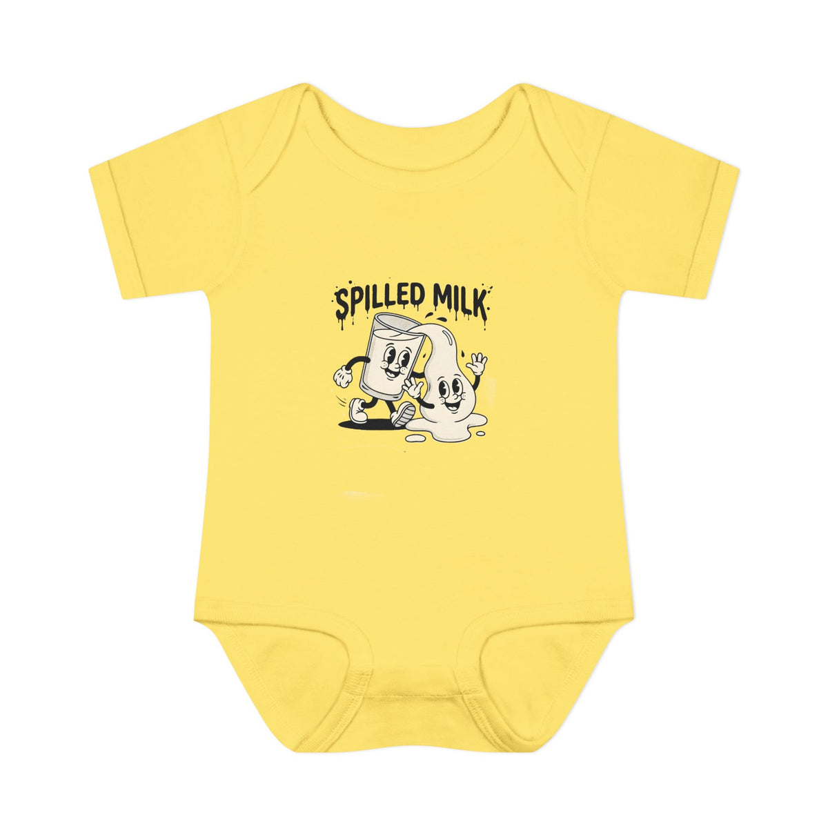 A premium Baby Bodysuit featuring a retro baby mascot in a 1930s rubber-hose style. This bodysuit body is part of an honest baby clothing line, available as a black bodysuit, orange bodysuit, or baby boy bodysuit. Perfect for baby boys bodysuits enthusiasts or those seeking a 1yrs baby girl bodysuit and baby girl princess bodysuits. Whether you're searching for baby clothes near me, bodysuits infant essentials, or a unique newborn dress christmas alternative, this high-end streetwear piece stands out.