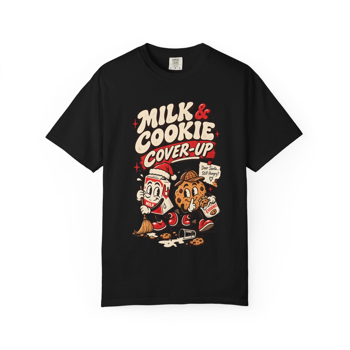 Milk Cookie Cover-Up  Retro Christmas T Shirt | Yum Stitch