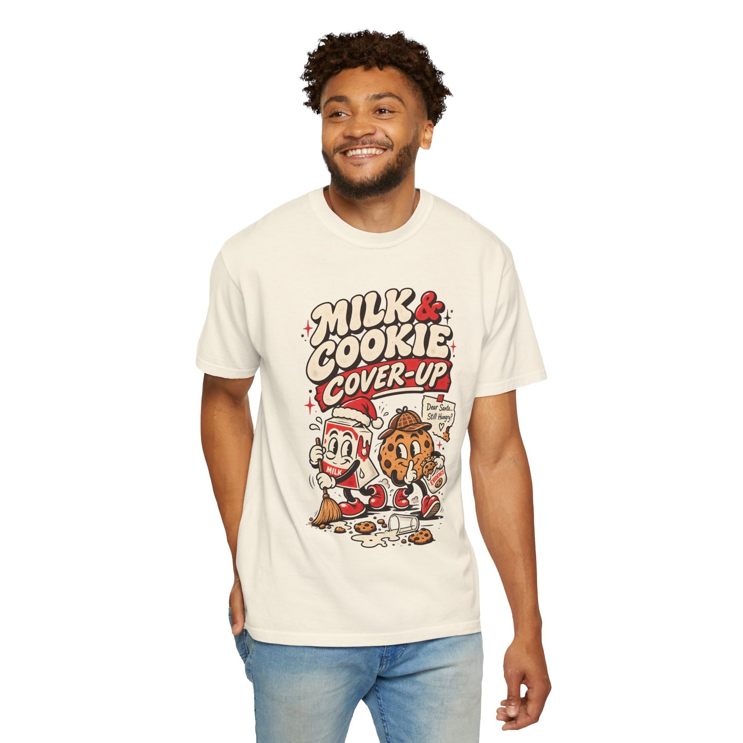 Milk Cookie Cover-Up  Retro Christmas T Shirt | Yum Stitch
