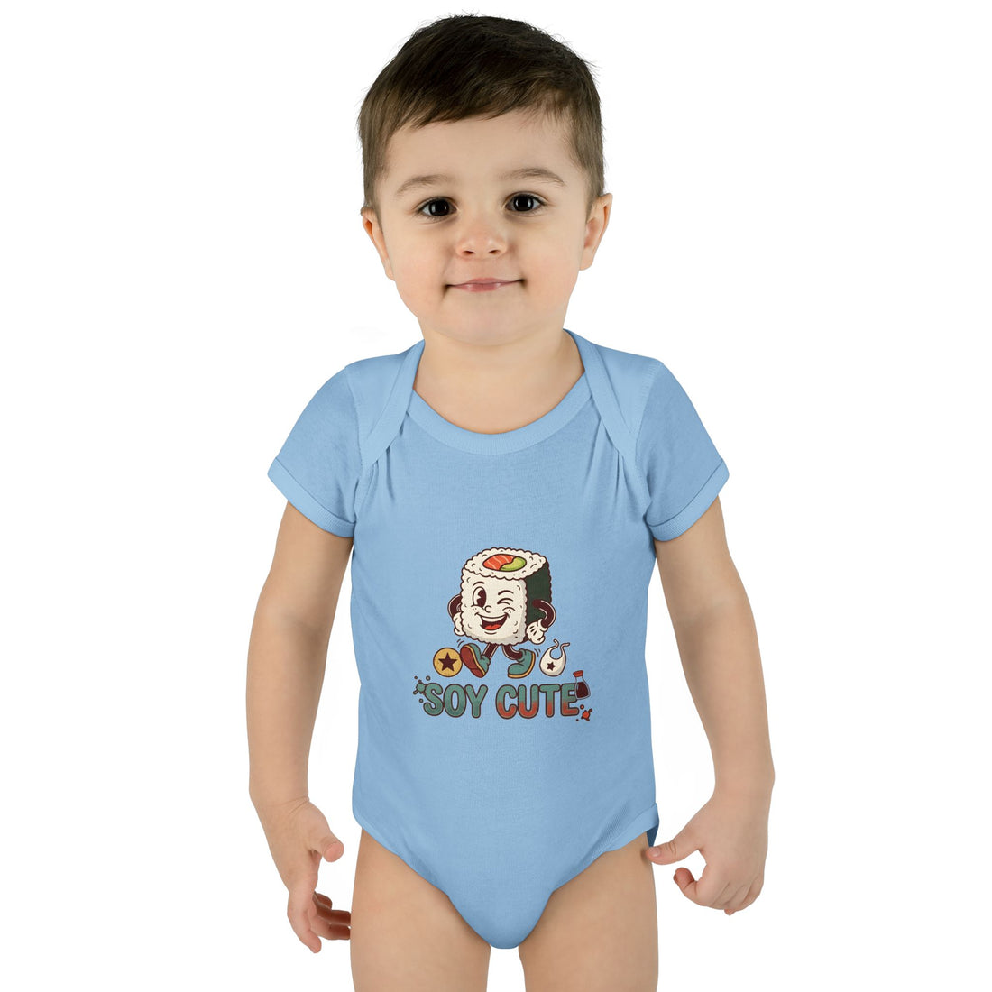 A premium Baby Bodysuit featuring a retro baby mascot in a 1930s rubber-hose style. This bodysuit body is part of an honest baby clothing line, available as a black bodysuit, orange bodysuit, or baby boy bodysuit. Perfect for baby boys bodysuits enthusiasts or those seeking a 1yrs baby girl bodysuit and baby girl princess bodysuits. Whether you're searching for baby clothes near me, bodysuits infant essentials, or a unique newborn dress christmas alternative, this high-end streetwear piece stands out.