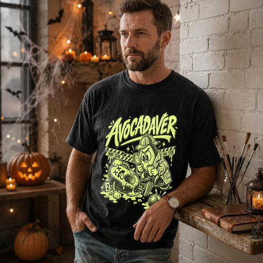 Avocadaver Retro Halloween Shirt | Yum Stitch