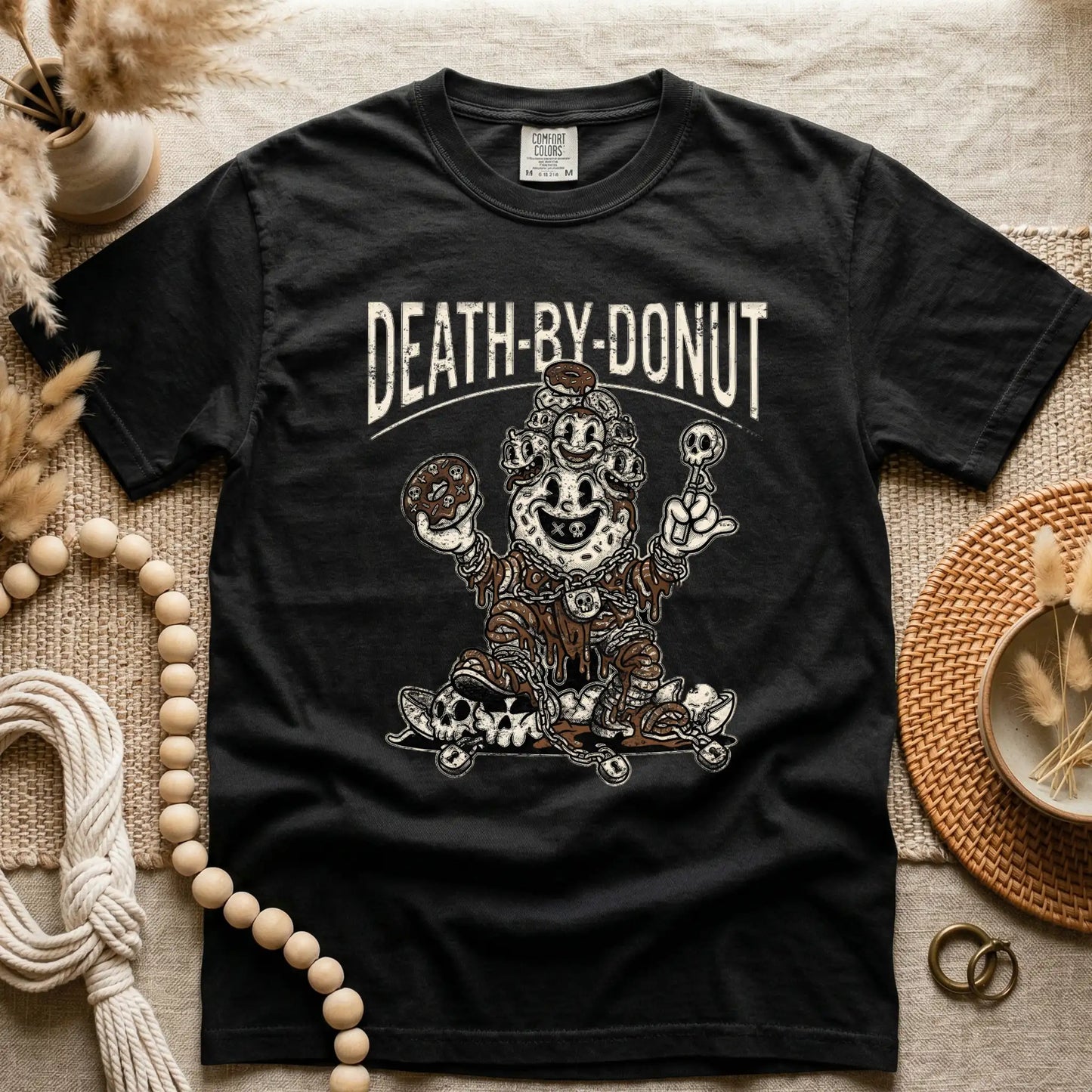 DEATH-BY-DONUT Rubber Hose Animation Shirts Unisex-yumstitchy