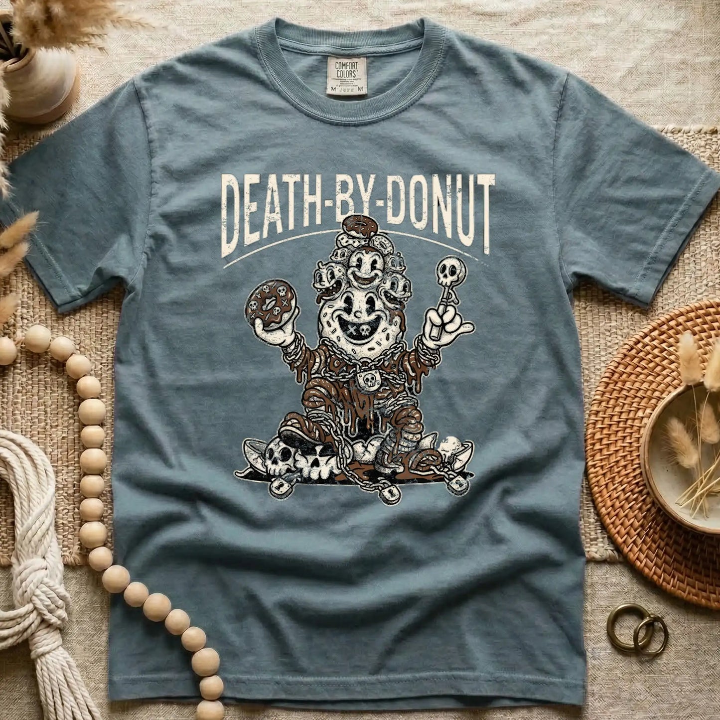 DEATH-BY-DONUT Rubber Hose Animation Shirts Unisex-yumstitchy