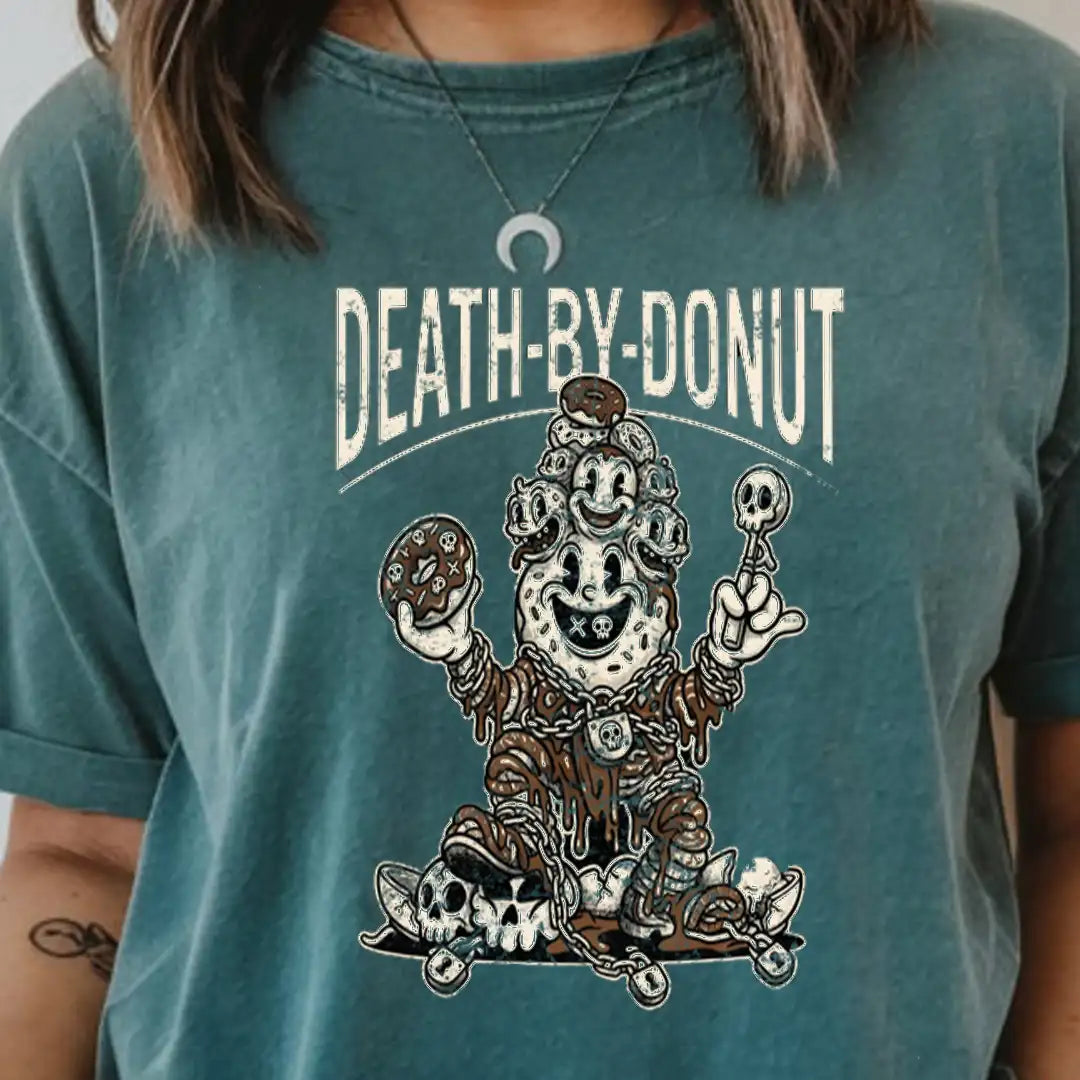 DEATH-BY-DONUT Rubber Hose Animation Shirts Unisex-yumstitchy