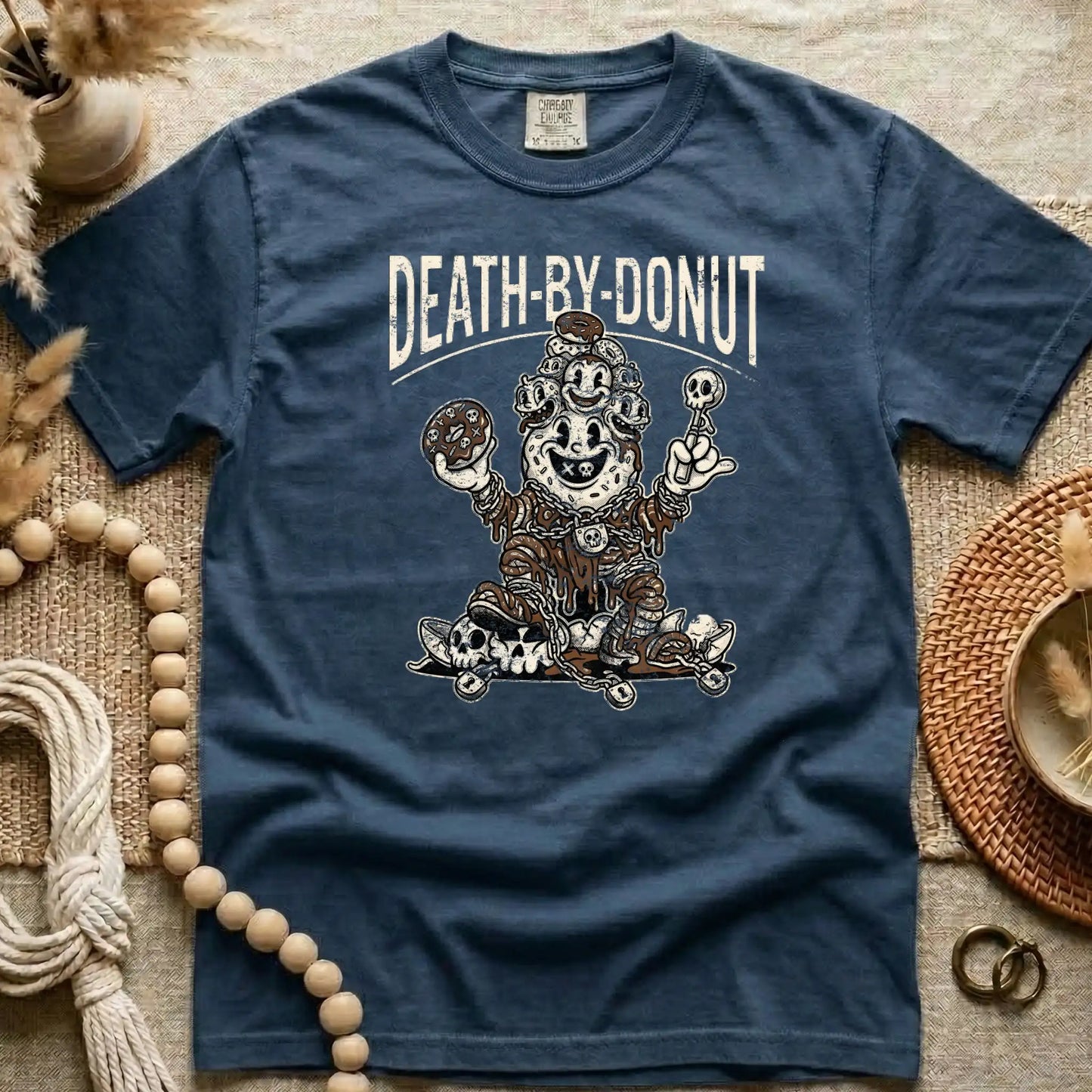 DEATH-BY-DONUT Rubber Hose Animation Shirts Unisex-yumstitchy