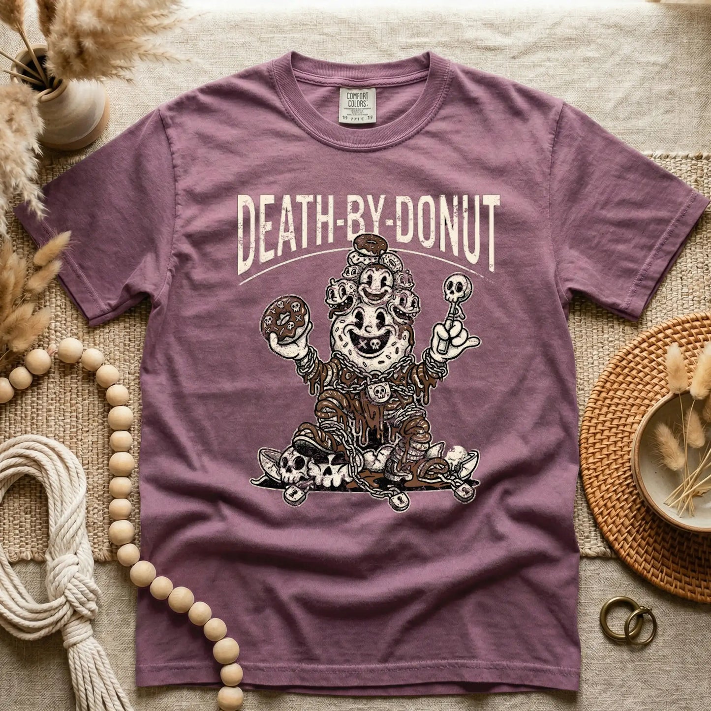DEATH-BY-DONUT Rubber Hose Animation Shirts Unisex-yumstitchy