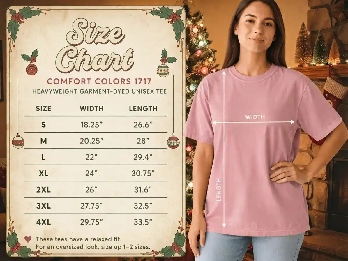 Yum Stitch size chart