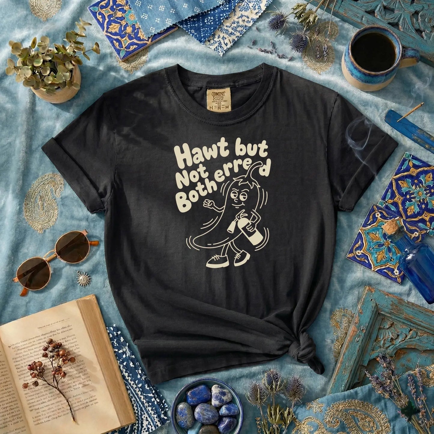Hawt but Not Bothered. rubber hose animation shirt Unisex Printify0s Retro Mascot T Shirt, 80s Tshirt Aesthetic, Vintage Style Graphic T Shirts for Guys by Yum Stitch