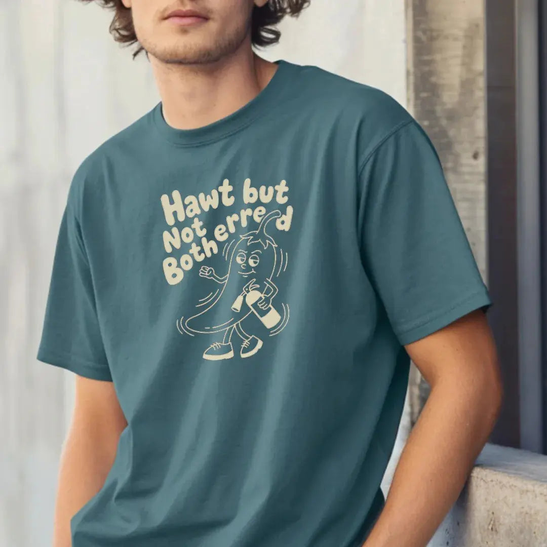 Hawt but Not Bothered. rubber hose animation shirt Unisex Printify0s Retro Mascot T Shirt, 80s Tshirt Aesthetic, Vintage Style Graphic T Shirts for Guys by Yum Stitch