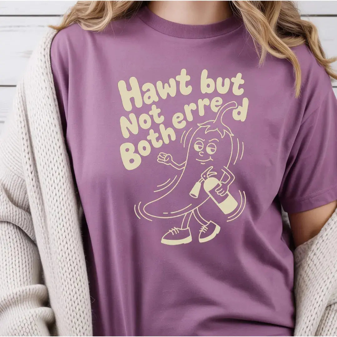 Hawt but Not Bothered. rubber hose animation shirt Unisex Printify0s Retro Mascot T Shirt, 80s Tshirt Aesthetic, Vintage Style Graphic T Shirts for Guys by Yum Stitch