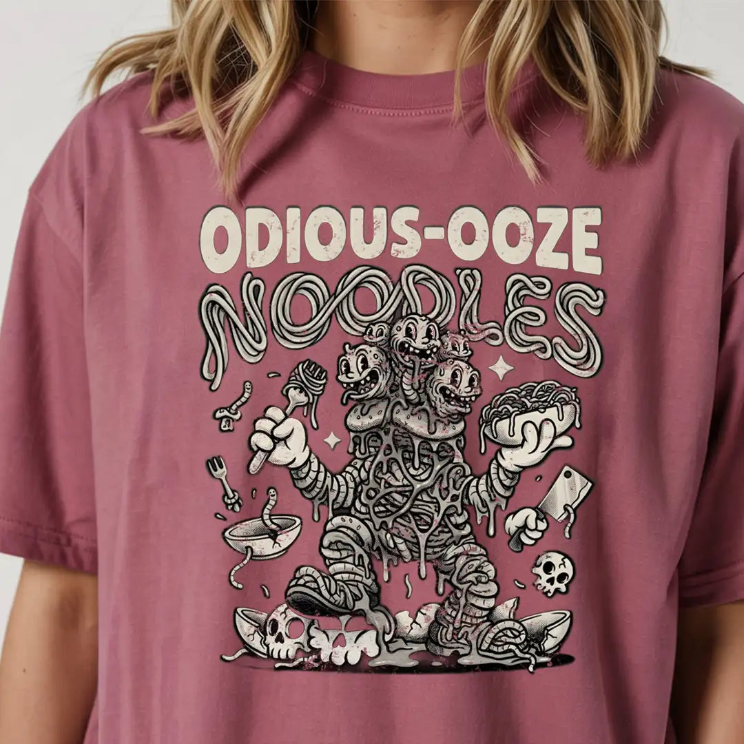 ODIOUS-OOZE NOODLES Rubber Hose Animation Shirts Unisex-yumstitchy