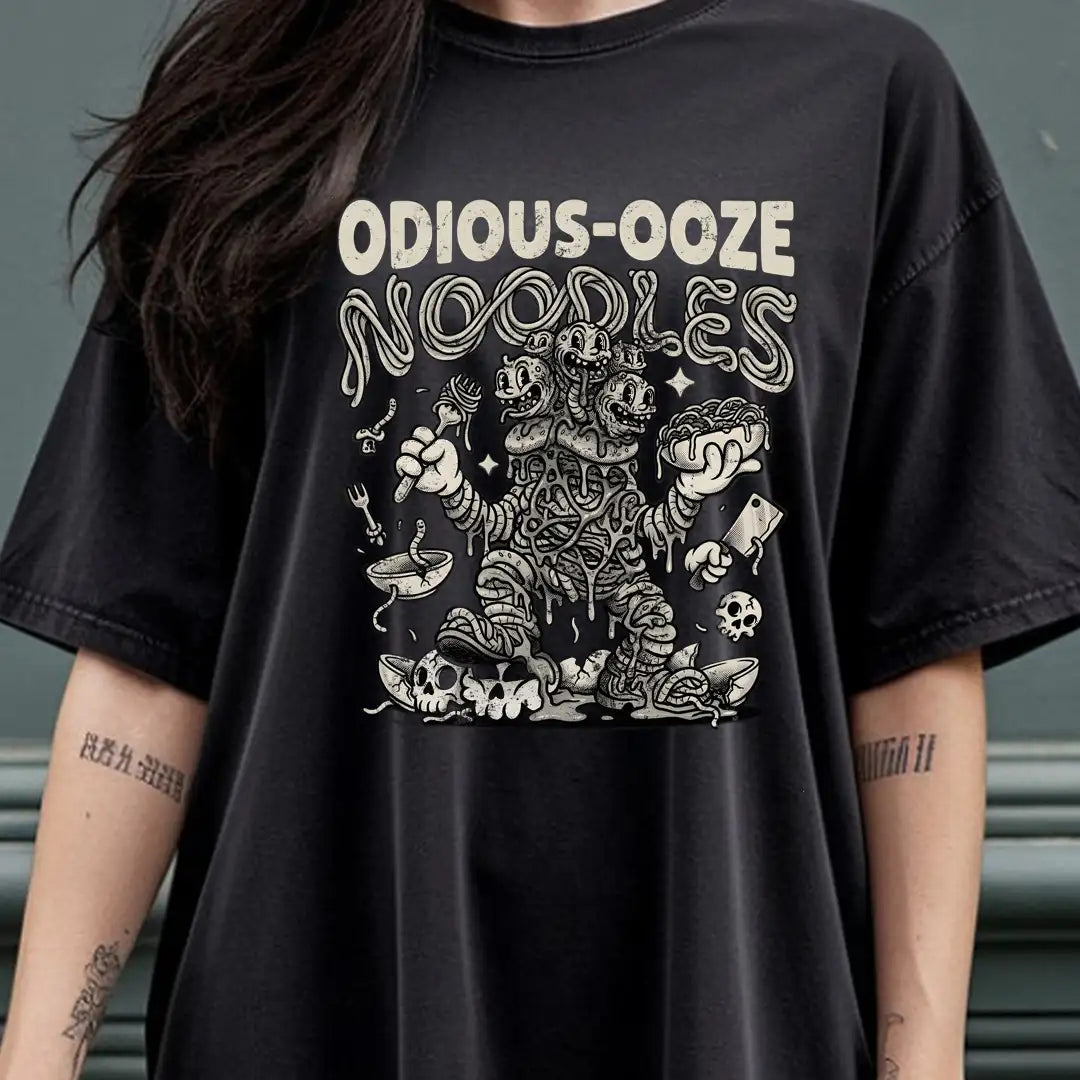 ODIOUS-OOZE NOODLES Rubber Hose Animation Shirts Unisex-yumstitchy