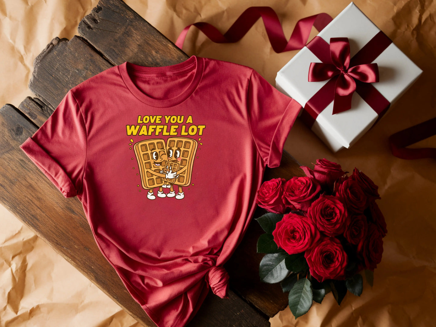 Love you a waffle lot Short Sleeve Tee