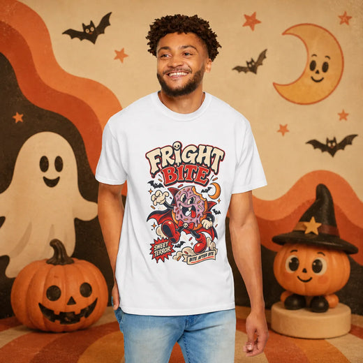 FRIGHT BITE Retro Halloween Shirt | Yum Stitch