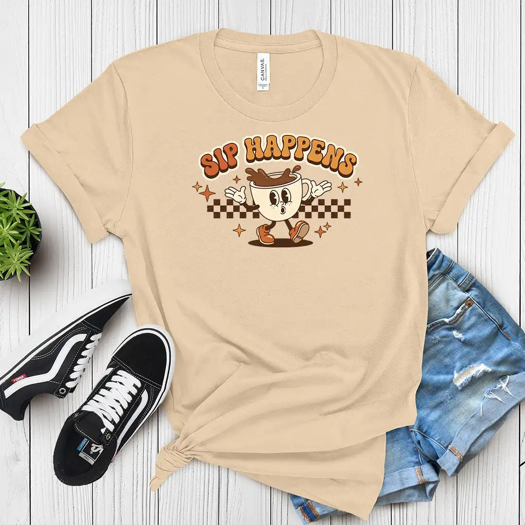 Sip Happens Short Sleeve Tee