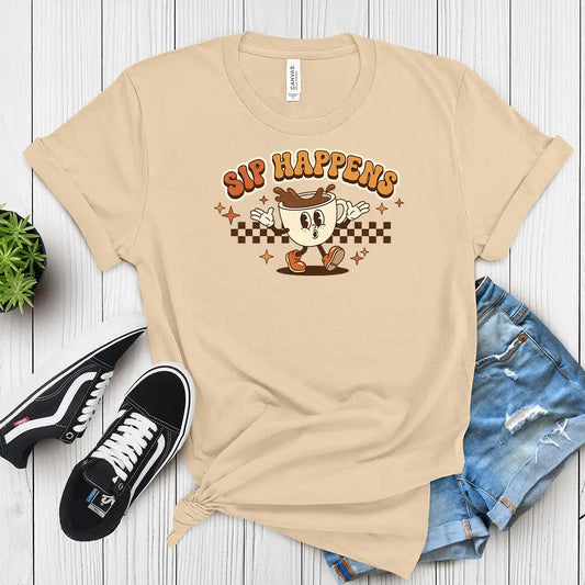 Sip Happens Short Sleeve Tee