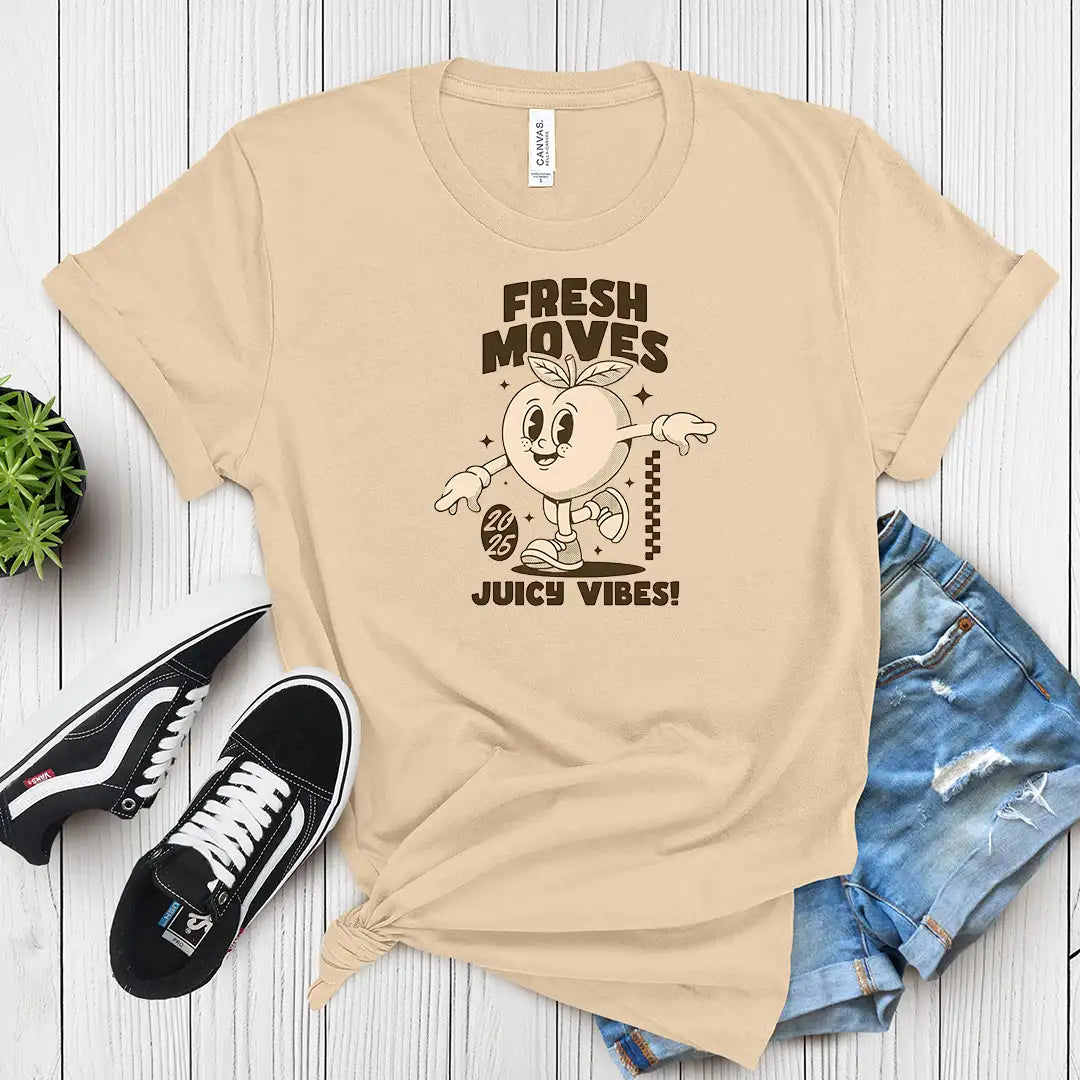 Fresh moves peach Short Sleeve Tee