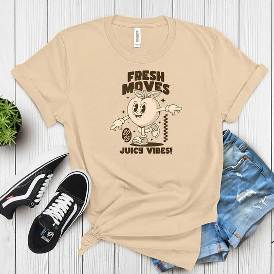Fresh moves peach Short Sleeve Tee