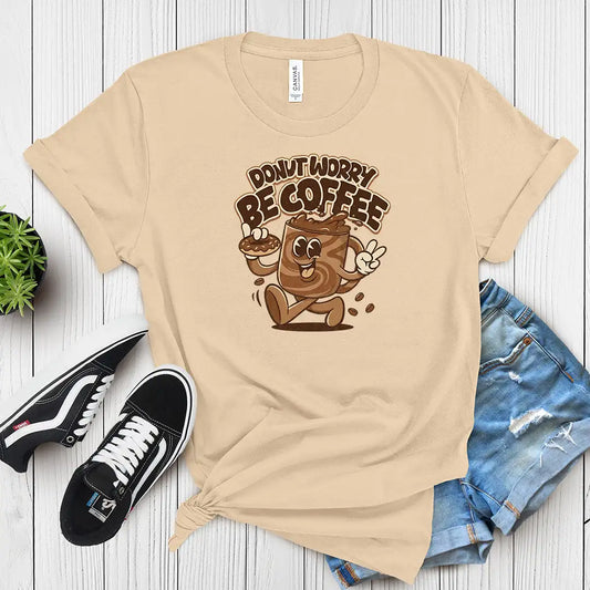 donut worry be coffee Short Sleeve Tee