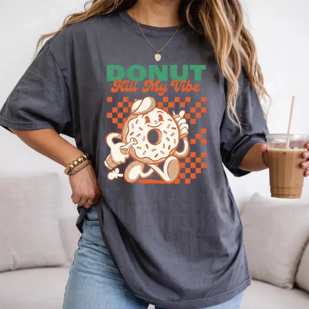 Retro Vintage Graphic T Shirt, Funny T Shirts for Men and Women, Heavyweight Comfort Colors 1717 Premium Retro T Shirts by Yum Stitch