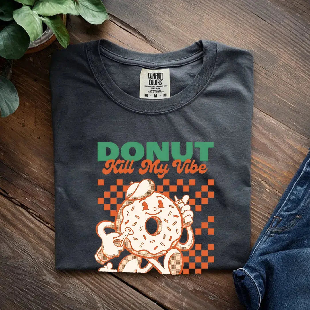 Retro Vintage Graphic T Shirt, Funny T Shirts for Men and Women, Heavyweight Comfort Colors 1717 Premium Retro T Shirts by Yum Stitch