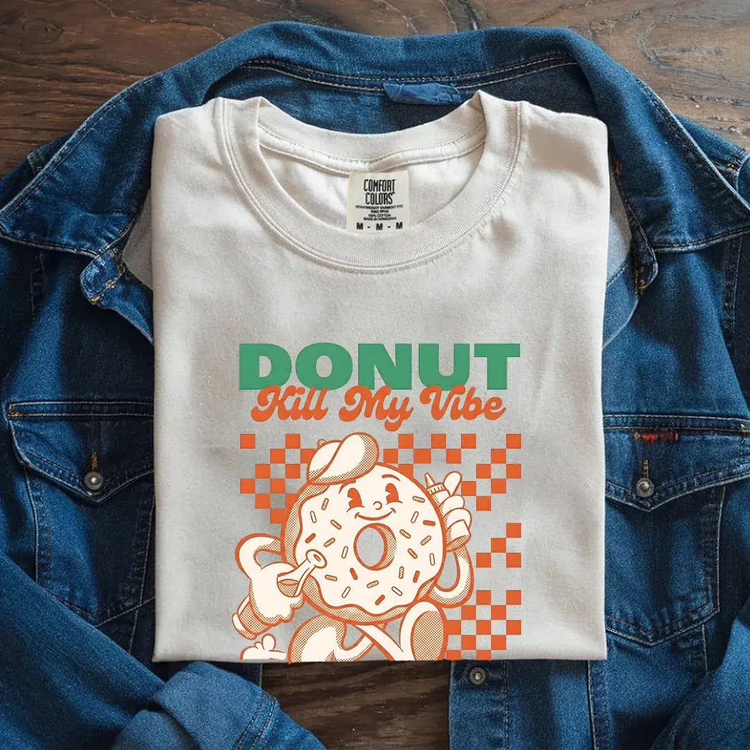 Retro Vintage Graphic T Shirt, Funny T Shirts for Men and Women, Heavyweight Comfort Colors 1717 Premium Retro T Shirts by Yum Stitch