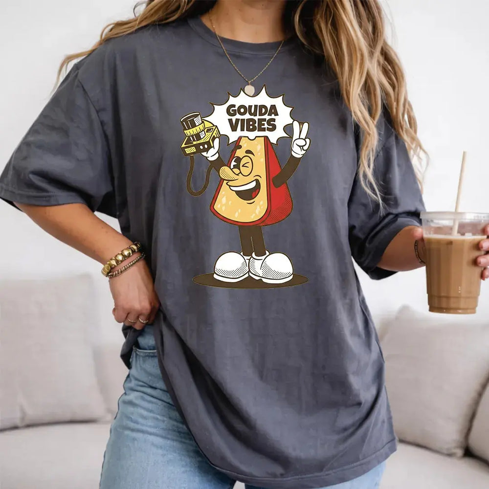 Retro Vintage Graphic T Shirt, Funny T Shirts for Men and Women, Heavyweight Comfort Colors 1717 Premium Retro T Shirts by Yum Stitch