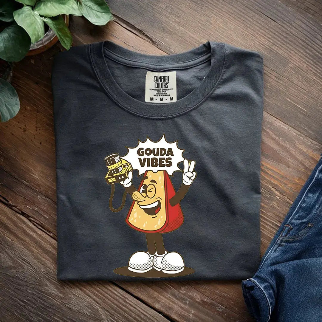 Retro Vintage Graphic T Shirt, Funny T Shirts for Men and Women, Heavyweight Comfort Colors 1717 Premium Retro T Shirts by Yum Stitch