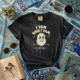 I Yam Who I Yam rubber hose animation shirt Unisex Printify0s Retro Mascot T Shirt, 80s Tshirt Aesthetic, Vintage Style Graphic T Shirts for Guys by Yum Stitch