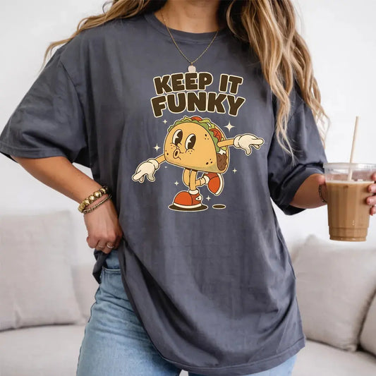 Retro Vintage Graphic T Shirt, Funny T Shirts for Men and Women, Heavyweight Comfort Colors 1717 Premium Retro T Shirts by Yum Stitch