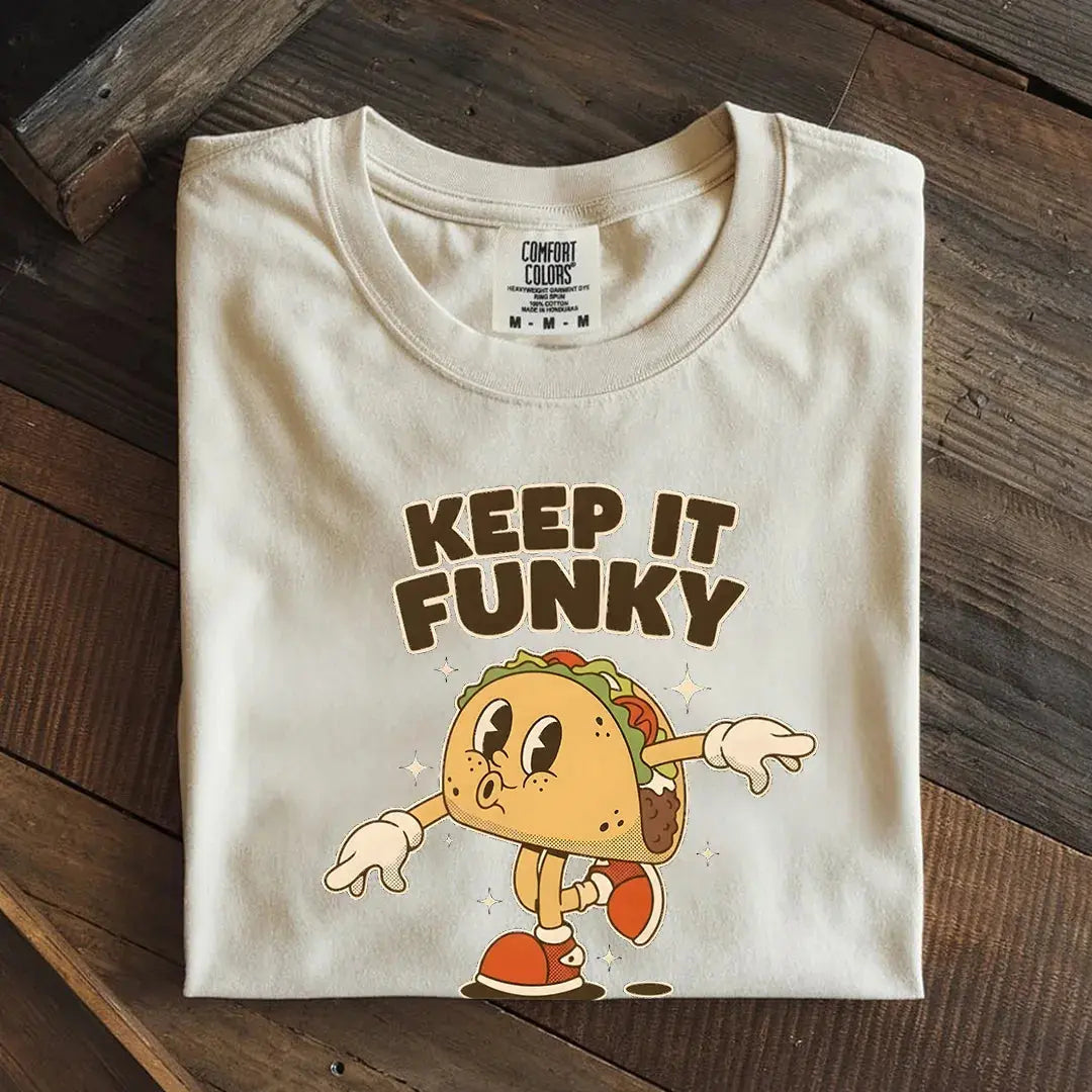 Retro Vintage Graphic T Shirt, Funny T Shirts for Men and Women, Heavyweight Comfort Colors 1717 Premium Retro T Shirts by Yum Stitch