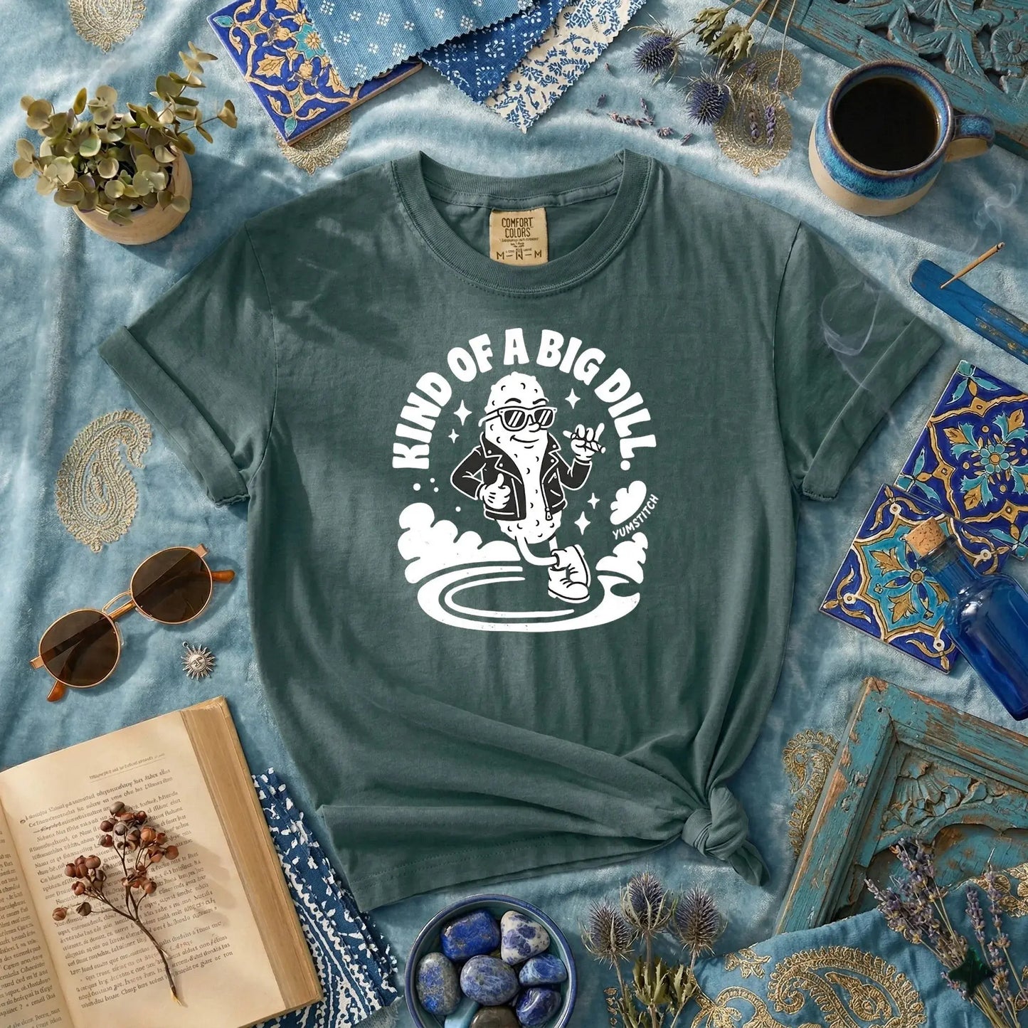 Kind of a Big Dill rubber hose animation shirt Unisex Printify0s Retro Mascot T Shirt, 80s Tshirt Aesthetic, Vintage Style Graphic T Shirts for Guys by Yum Stitch