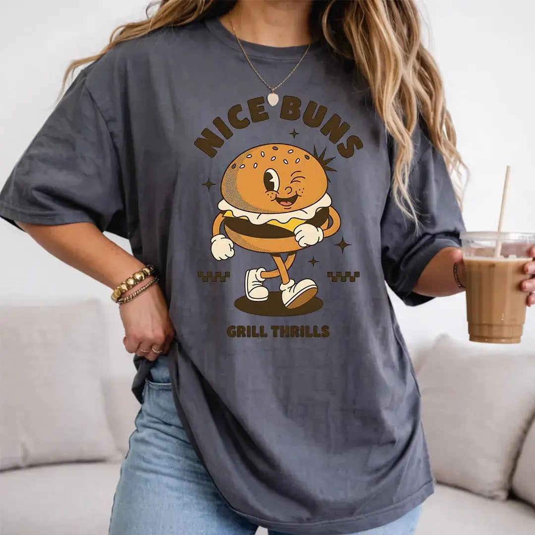 Retro Vintage Graphic T Shirt, Funny T Shirts for Men and Women, Heavyweight Comfort Colors 1717 Premium Retro T Shirts by Yum Stitch
