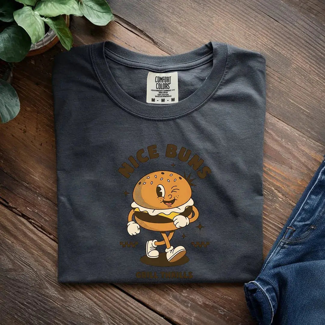 Retro Vintage Graphic T Shirt, Funny T Shirts for Men and Women, Heavyweight Comfort Colors 1717 Premium Retro T Shirts by Yum Stitch