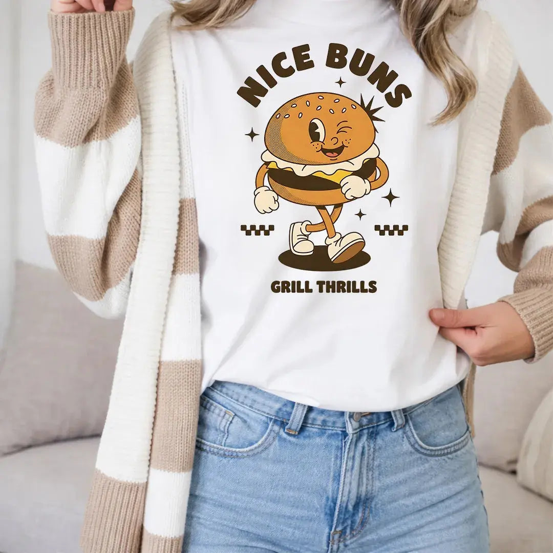 Retro Vintage Graphic T Shirt, Funny T Shirts for Men and Women, Heavyweight Comfort Colors 1717 Premium Retro T Shirts by Yum Stitch