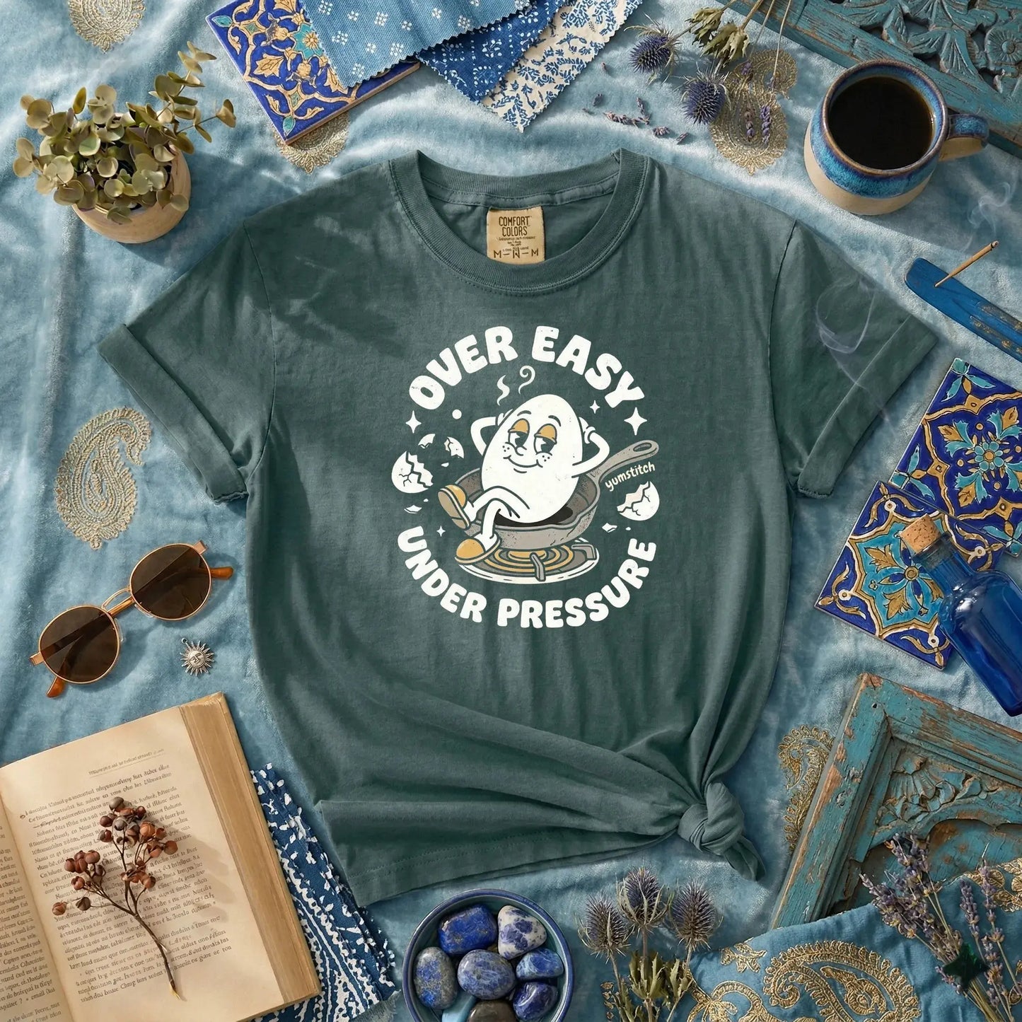 Over Easy, Under Pressure Rubber Hose Animation Shirts Unisex Printify0s Retro Mascot T Shirt, 80s Tshirt Aesthetic, Vintage Style Graphic T Shirts for Guys by Yum Stitch